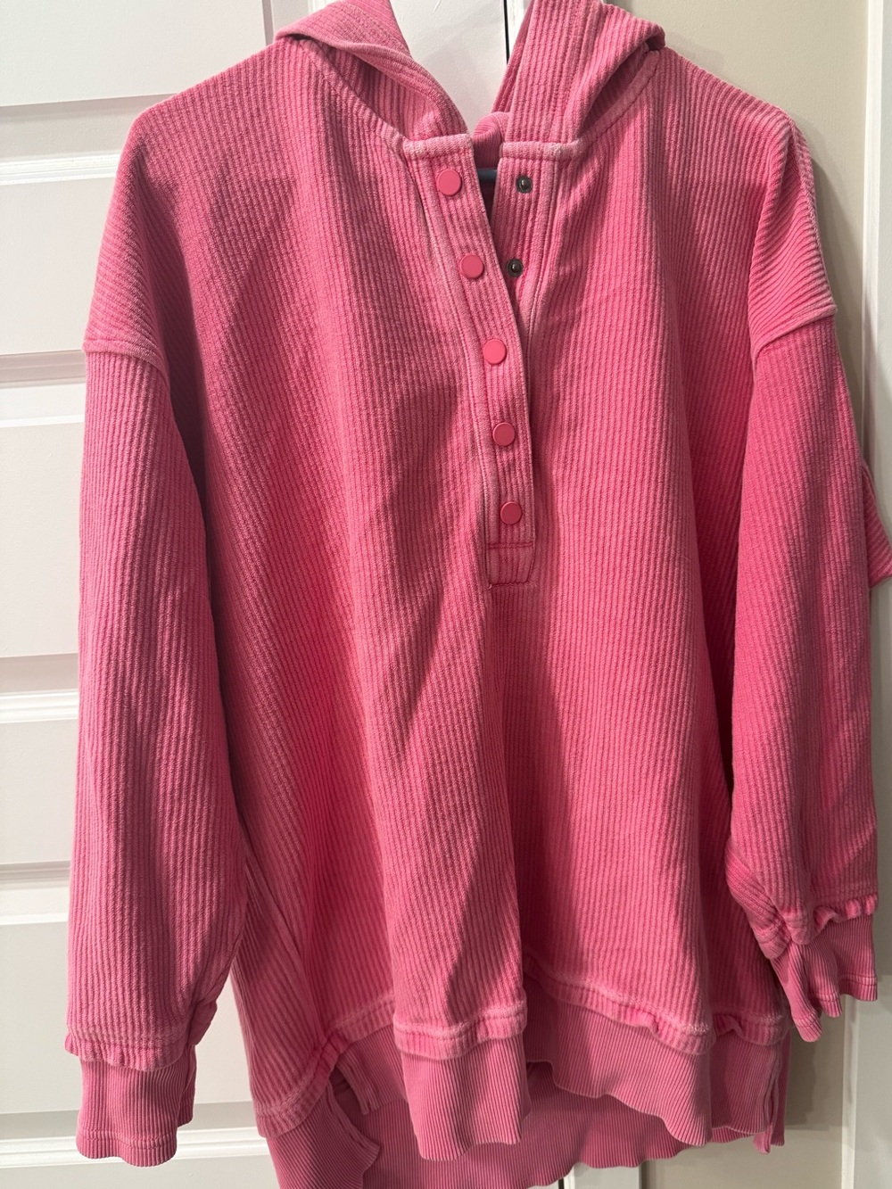 Aerie 1/4 Button Down Sweatshirt